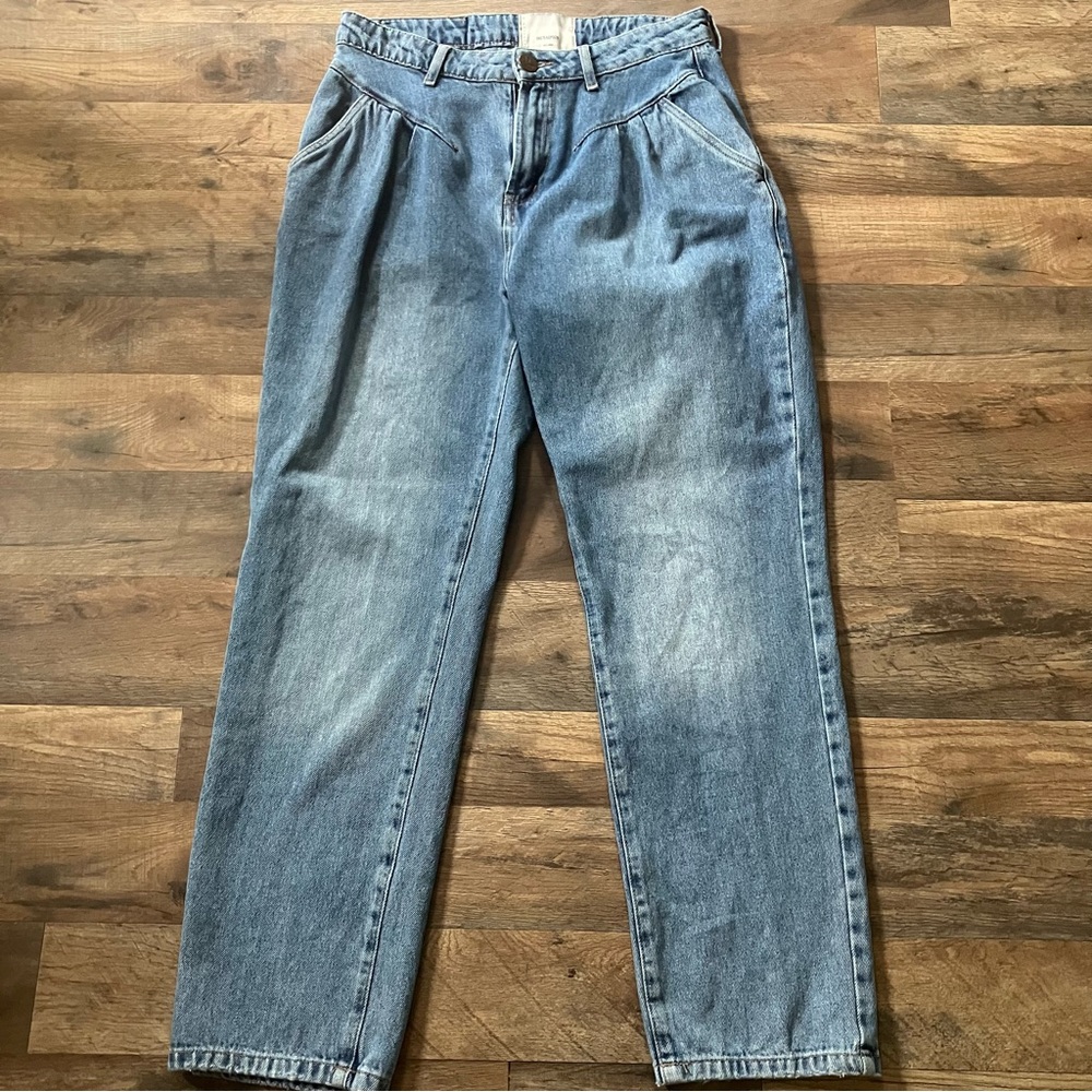 One Teaspoon Womens High Rise Tappered Mom Jeans sz 29